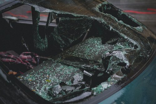 Totaled car